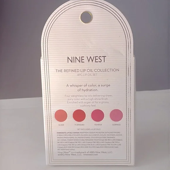 ✨🌿Nine West Refined Lip Oil Collection – 4-Piece Lip Oil Set - Picture 3 of 3